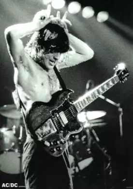 AC/DC Angus Young 1979 Poster