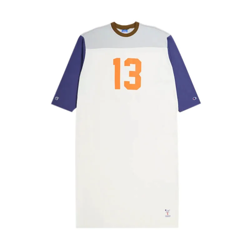 BEAMS BOY for CHAMPION Oversized Dress - White