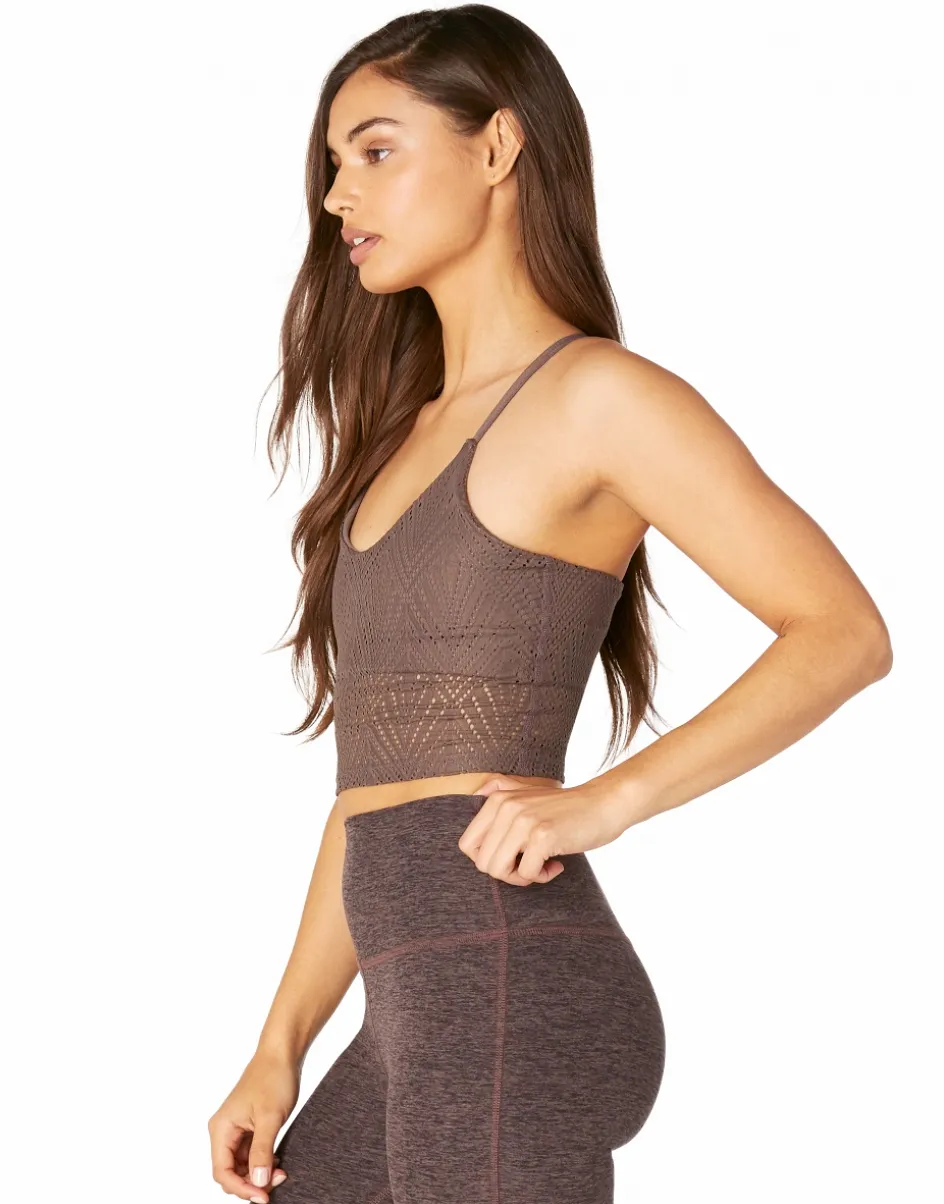 Beyond Yoga Mesh in Line Cropped Tank Top