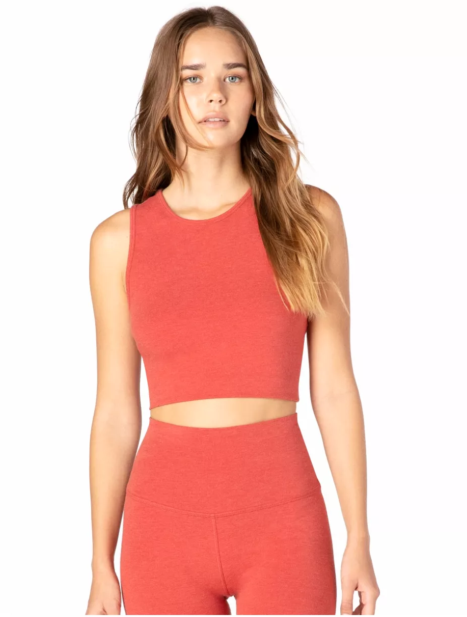 Beyond Yoga Sanded Top Notch Cropped Tank