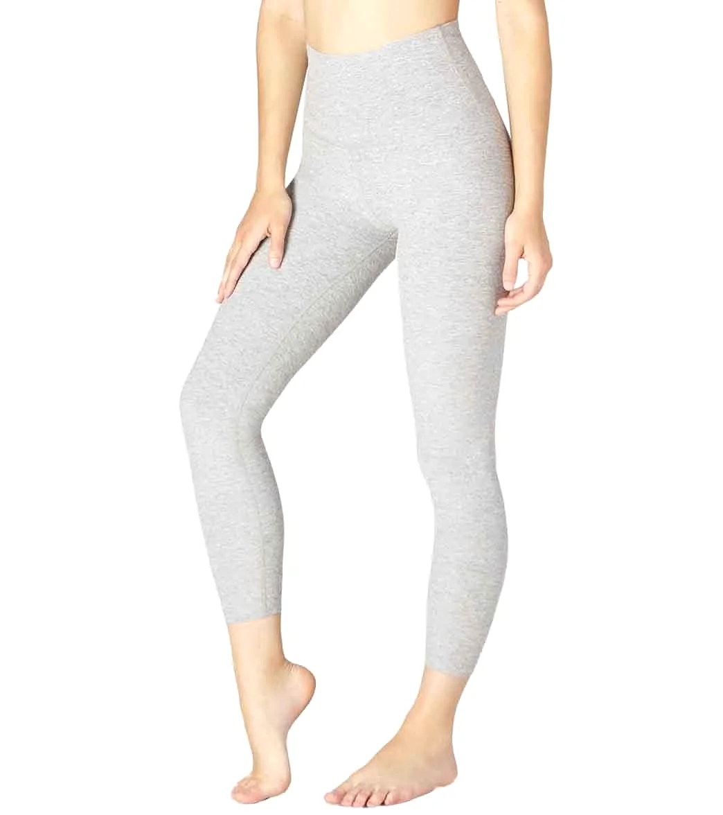 Beyond Yoga Spacedye Midi High Waisted Leggings Silver Mist