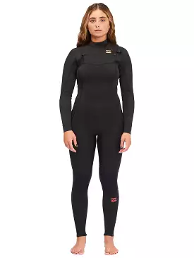 Billabong Ladies 4/3mm Synergy Chest Zip Fullsuit