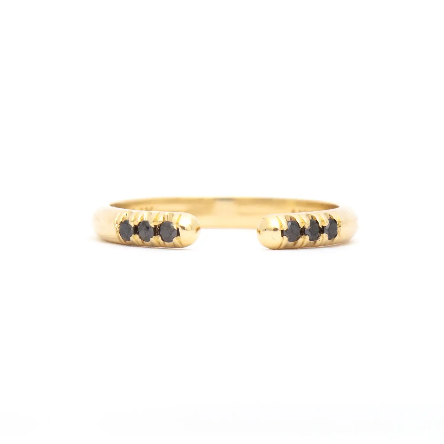 Black Diamond Chubby Equilibrium Cuff Ring