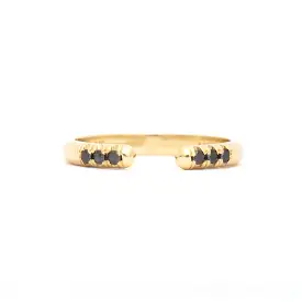 Black Diamond Chubby Equilibrium Cuff Ring