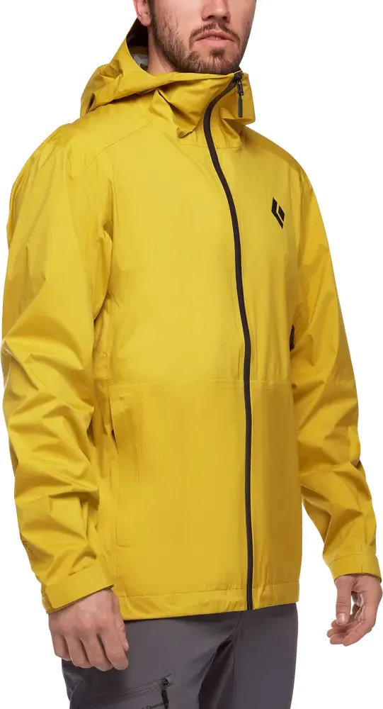 Black Diamond Men's Stormline Stretch Rain Shell Sulphur | Buy Black Diamond Men's Stormline Stretch Rain Shell Sulphu