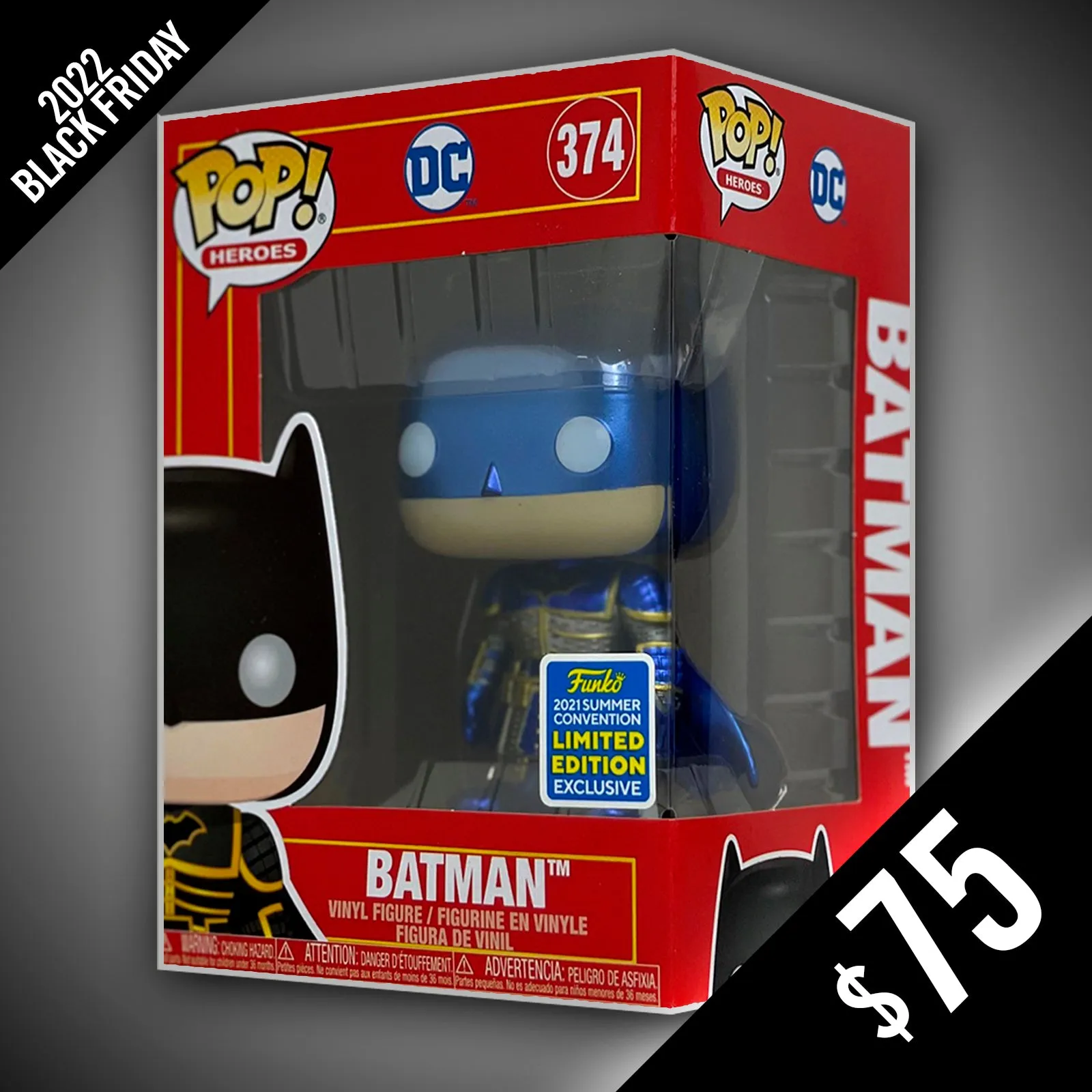 BLACK FRIDAY 2022 SPECIAL: DC Batman #374 (Metallic) (2021 Shared Sticker)