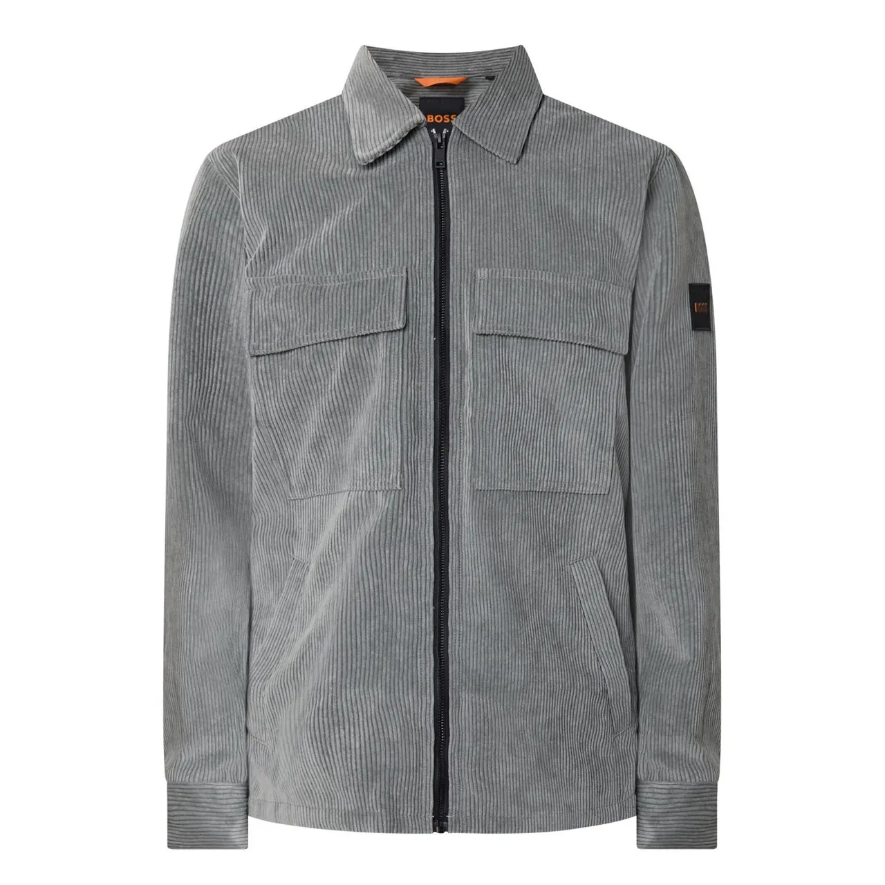 BOSS Lozzy Corduroy Overshirt - Grey