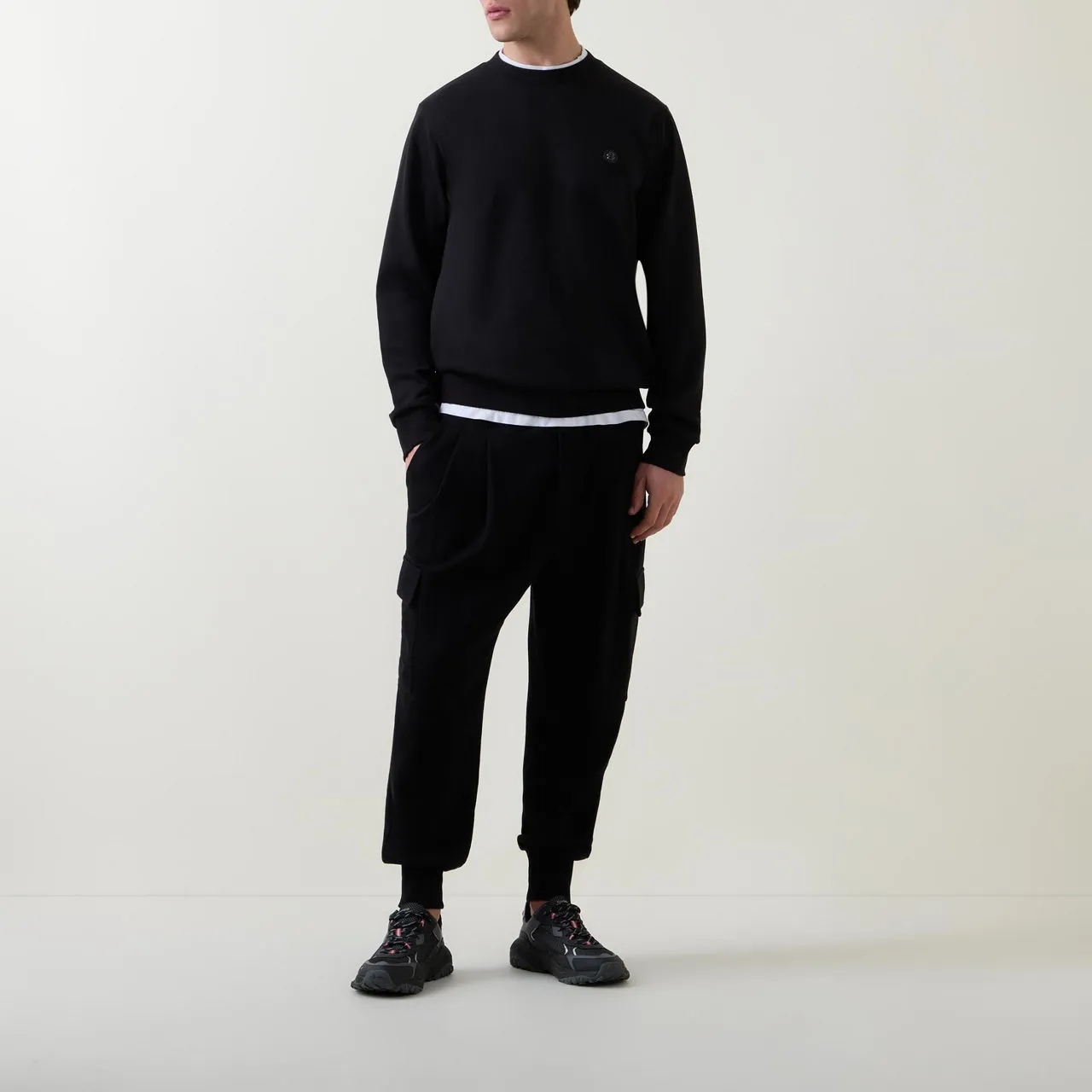 BOSS The Sustainable Edit Sharpe Logo Sweatshirt - Black