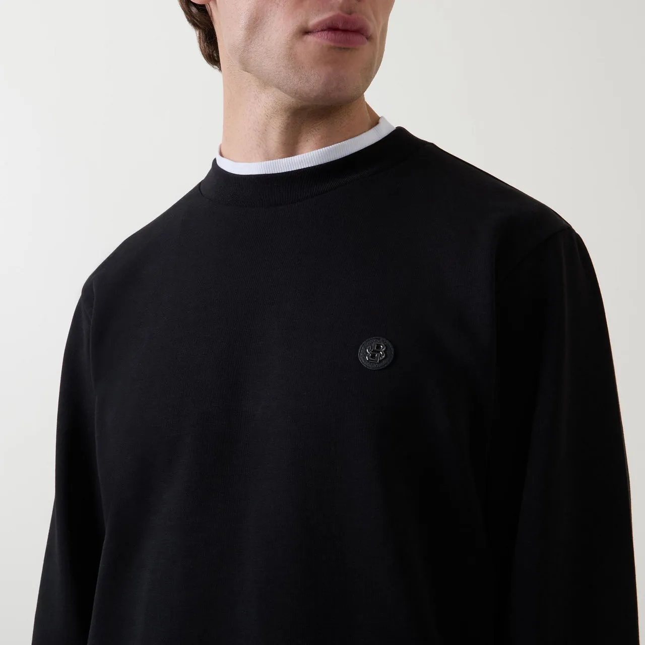 BOSS The Sustainable Edit Sharpe Logo Sweatshirt - Black