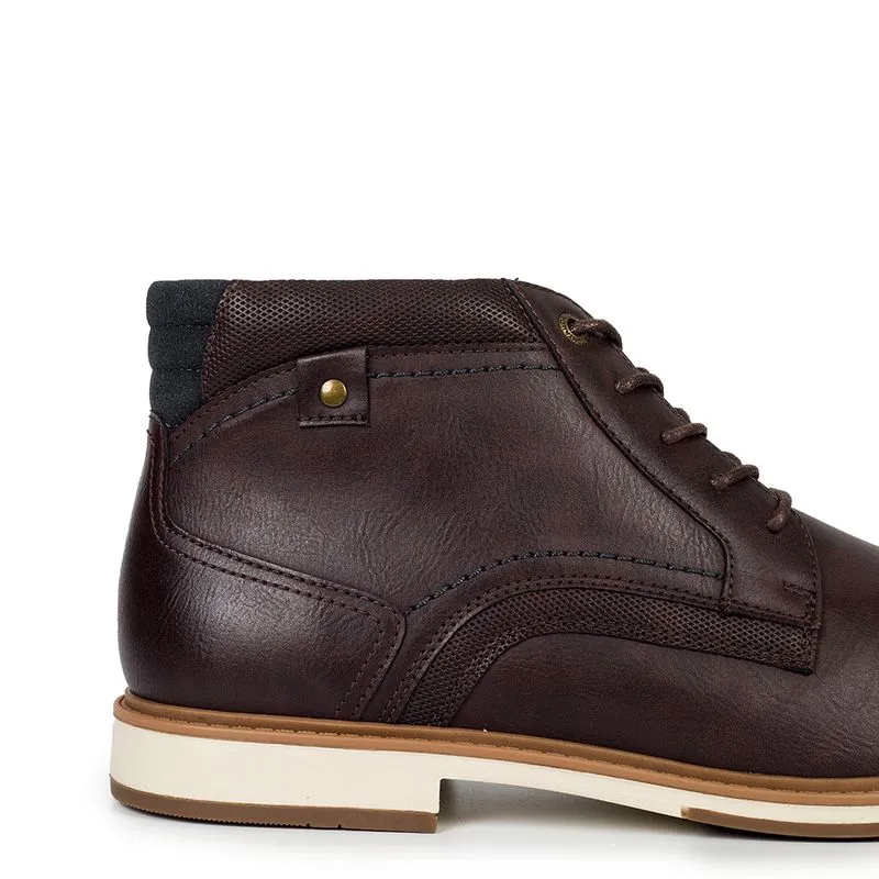 Botines Casuales Bata Burton Marron Hombre