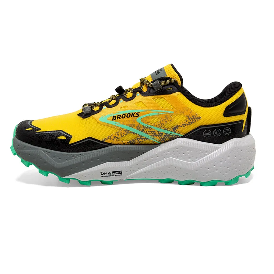 Brooks Caldera 7 Amarillo Negro Gris