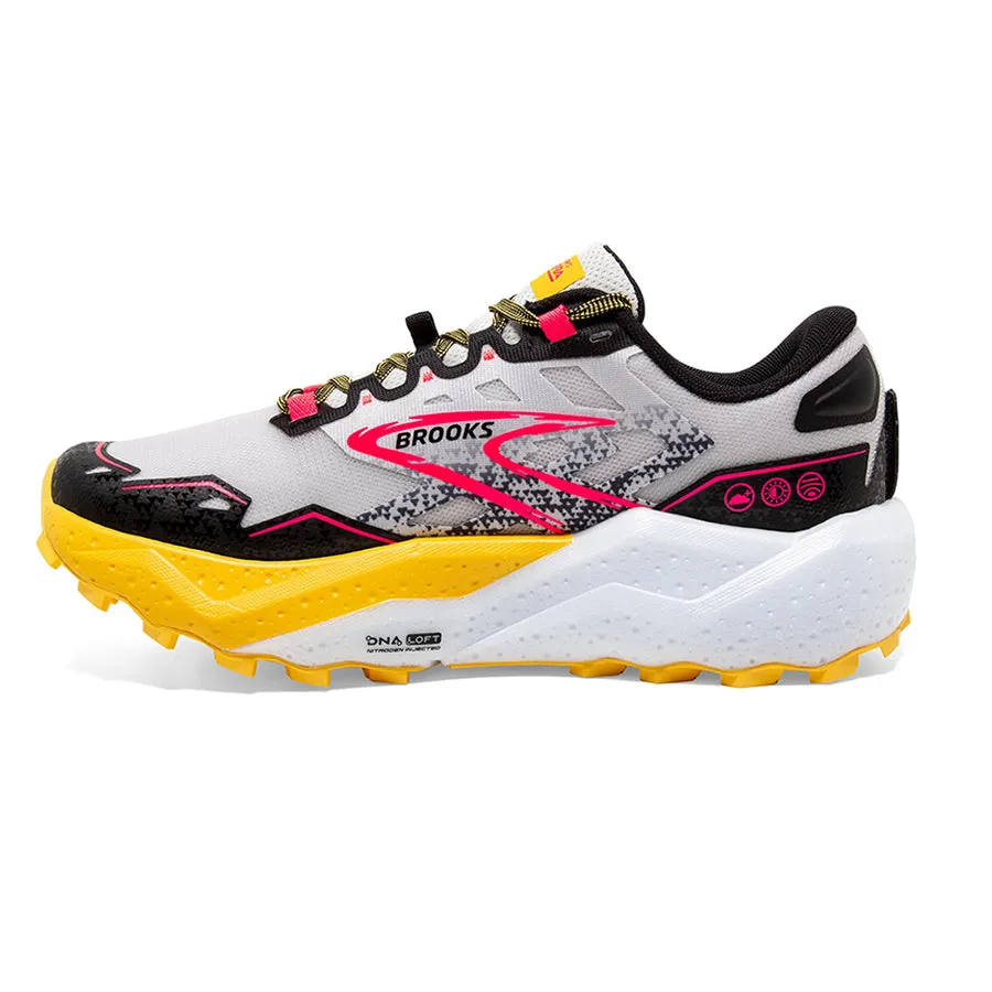 Brooks Caldera 7 Gris Negro Amarillo