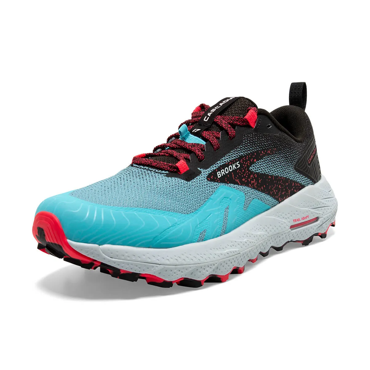 Brooks Cascadia 17 Womens | Bluefish/black/diva Pink