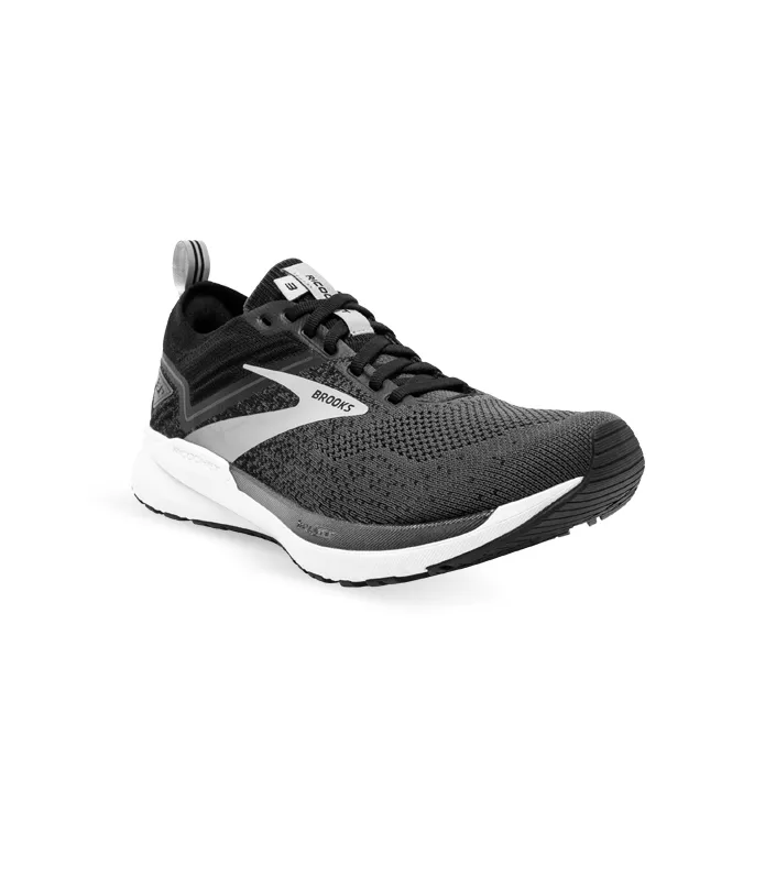 brooks ricochet 3 mens black ebony white