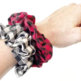 Buffalo Plaid Christmas Hair Scrunchie (SALE)