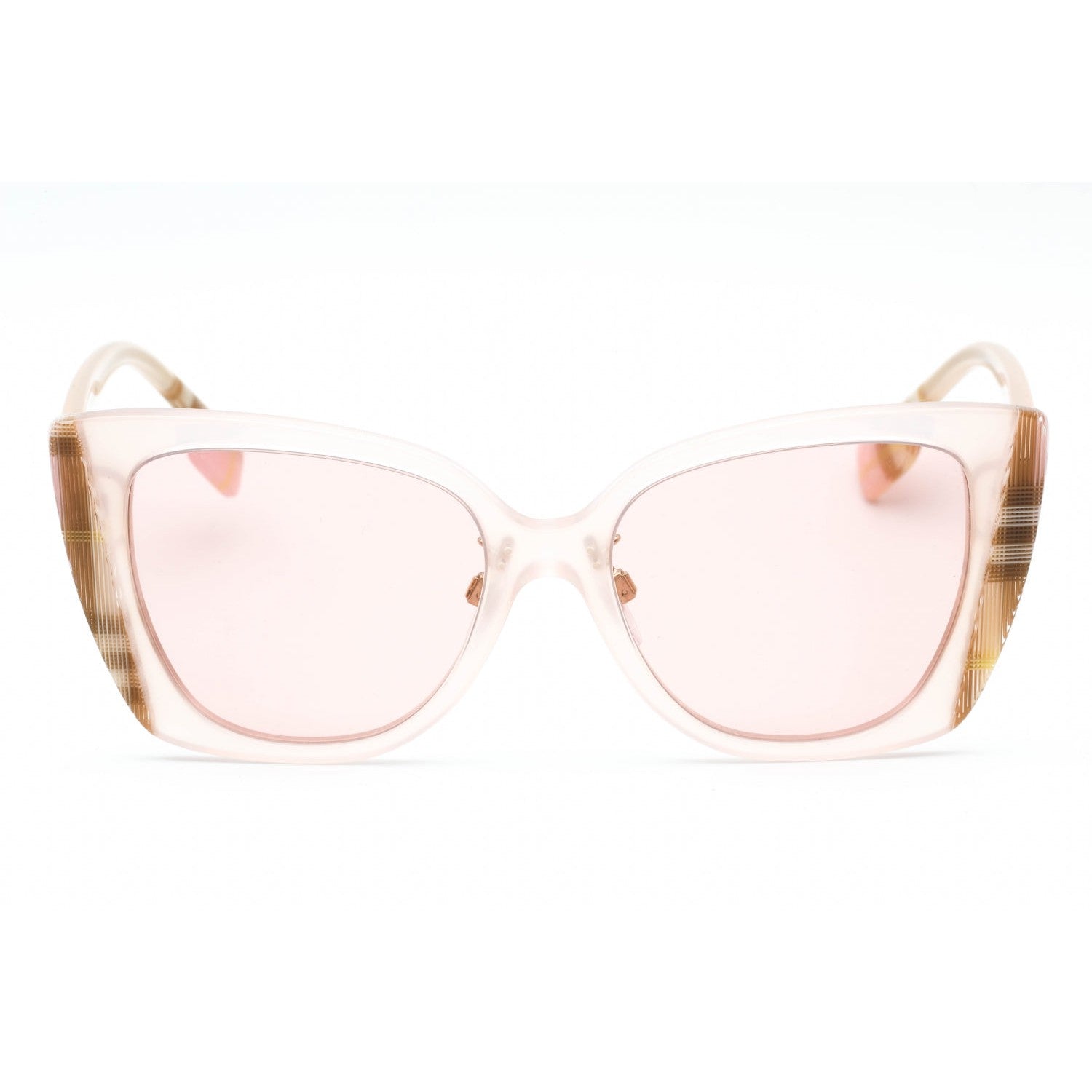 Burberry 0BE4393F Sunglasses Pink/Check Pink /Light Pink Women's