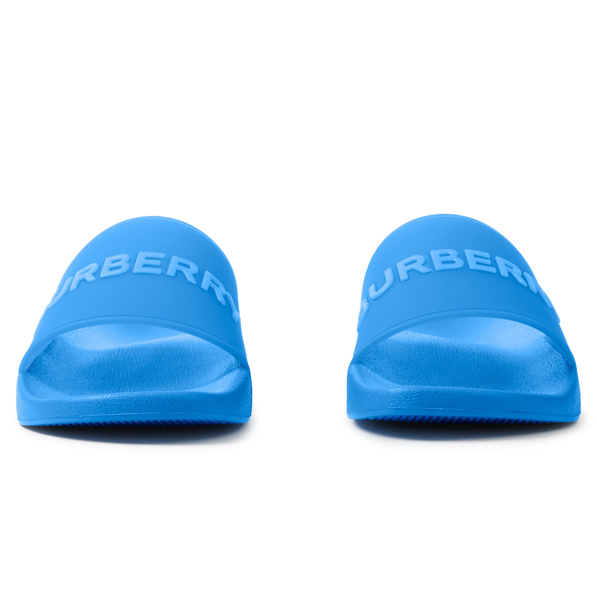 Burberry Furley Logo Blue Slides