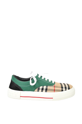 Burberry Green/Nova Check Sneakers sz 39 new