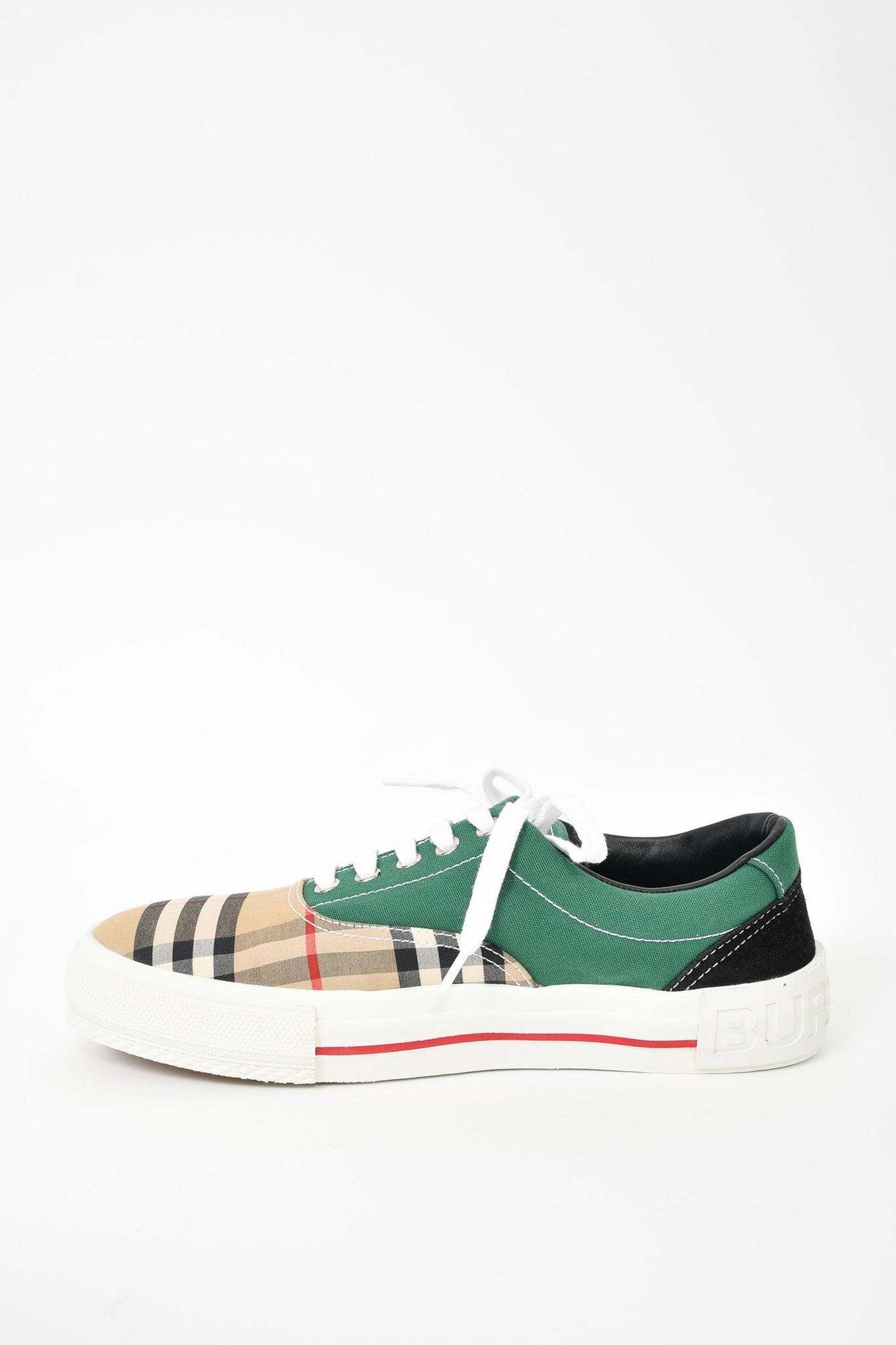 Burberry Green/Nova Check Sneakers sz 39 new