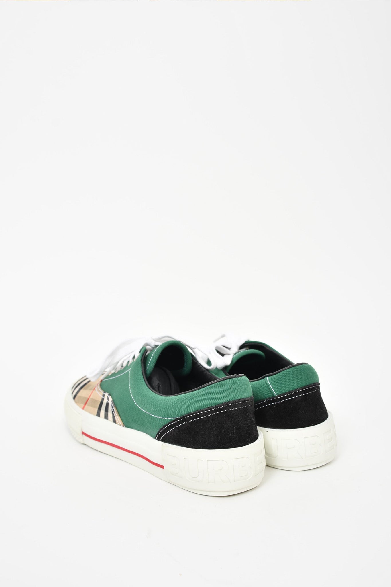 Burberry Green/Nova Check Sneakers sz 39 new