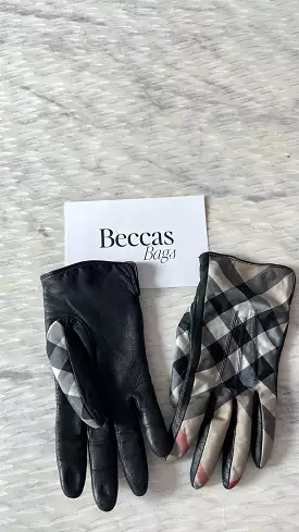 Burberry Leather Gloves