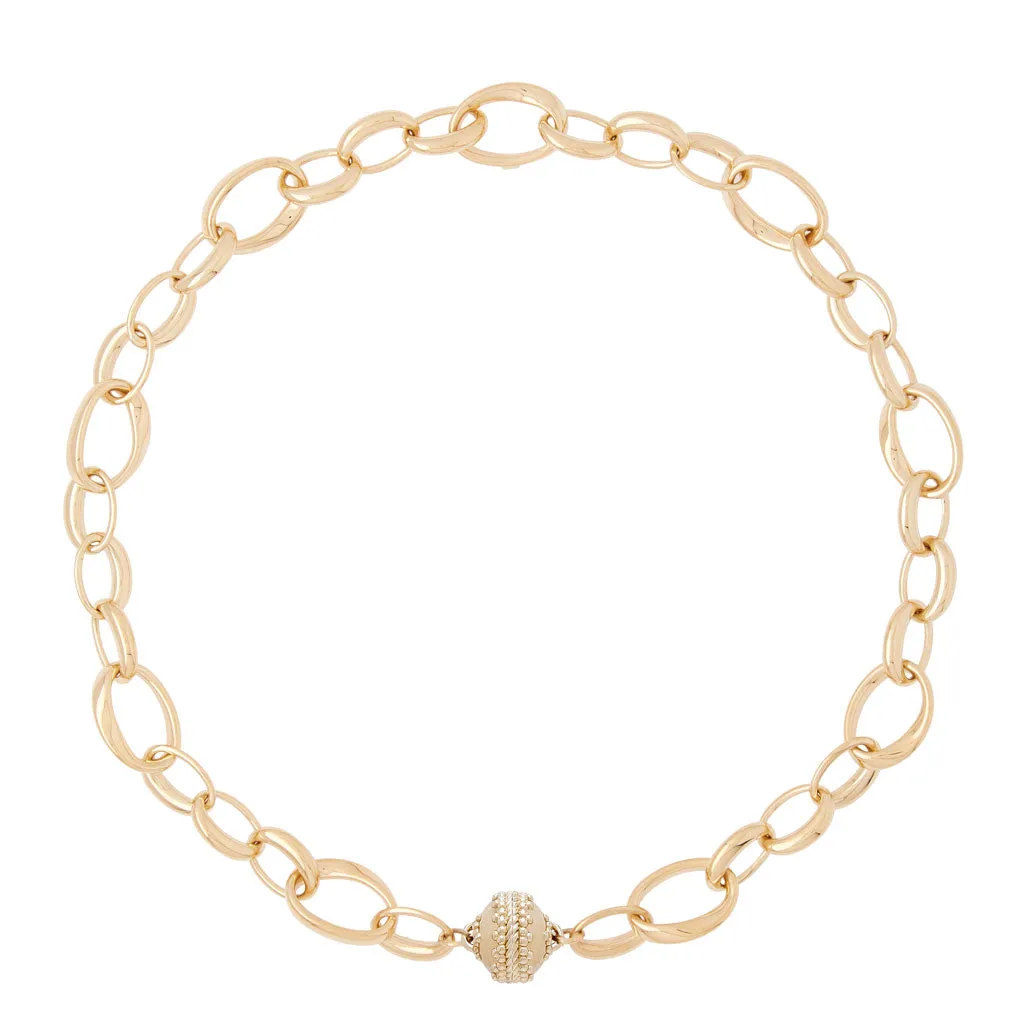 Burton 18k Yellow Gold Necklace