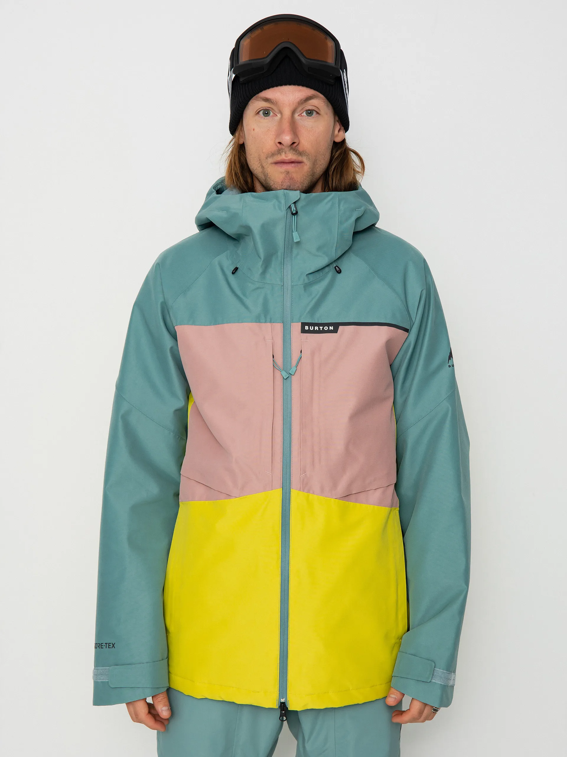 Burton Pillowline Gore‑Tex 2L Snowboard jacket (rock lichen/powder blush/sulfur)