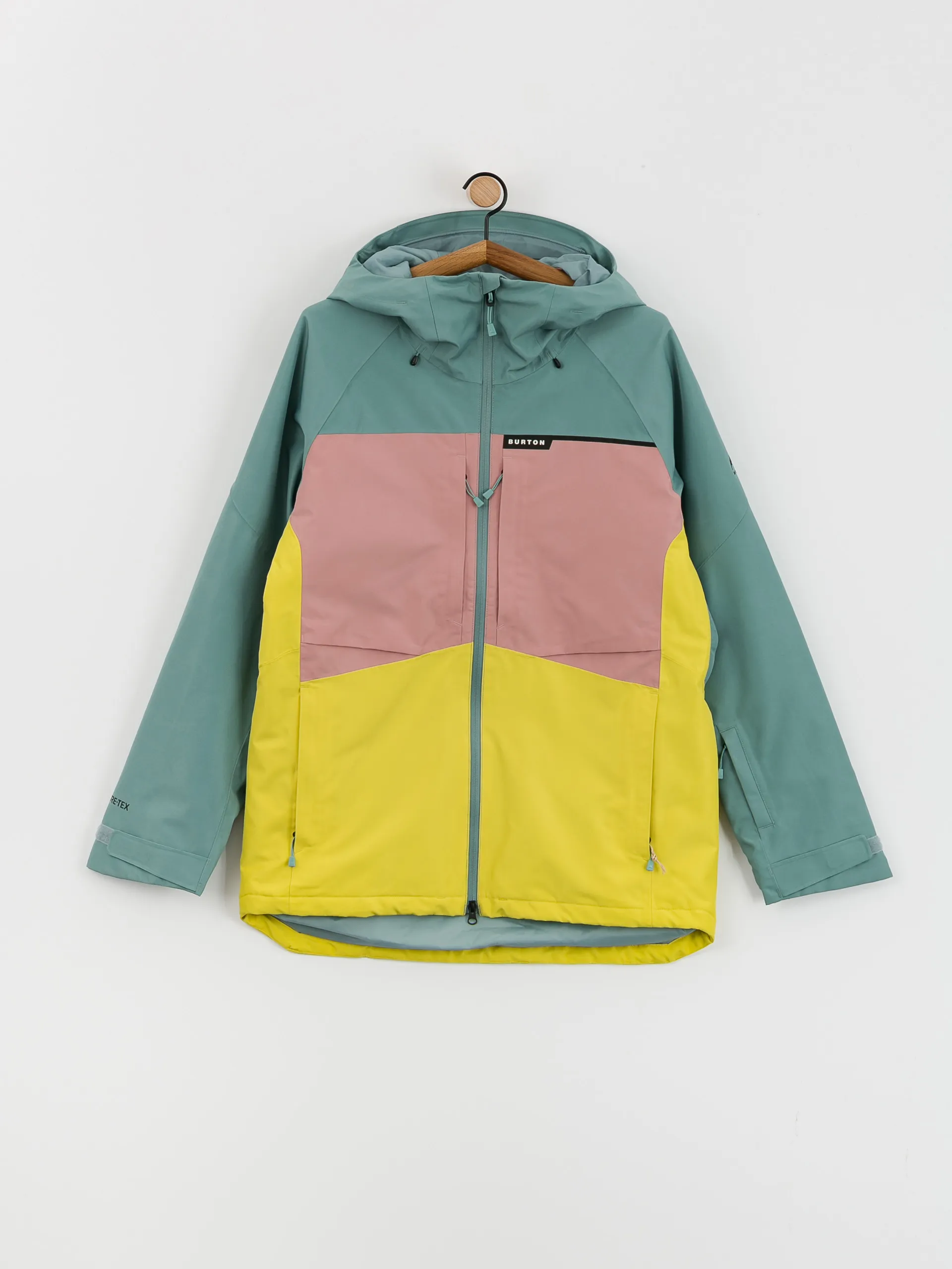 Burton Pillowline Gore‑Tex 2L Snowboard jacket (rock lichen/powder blush/sulfur)