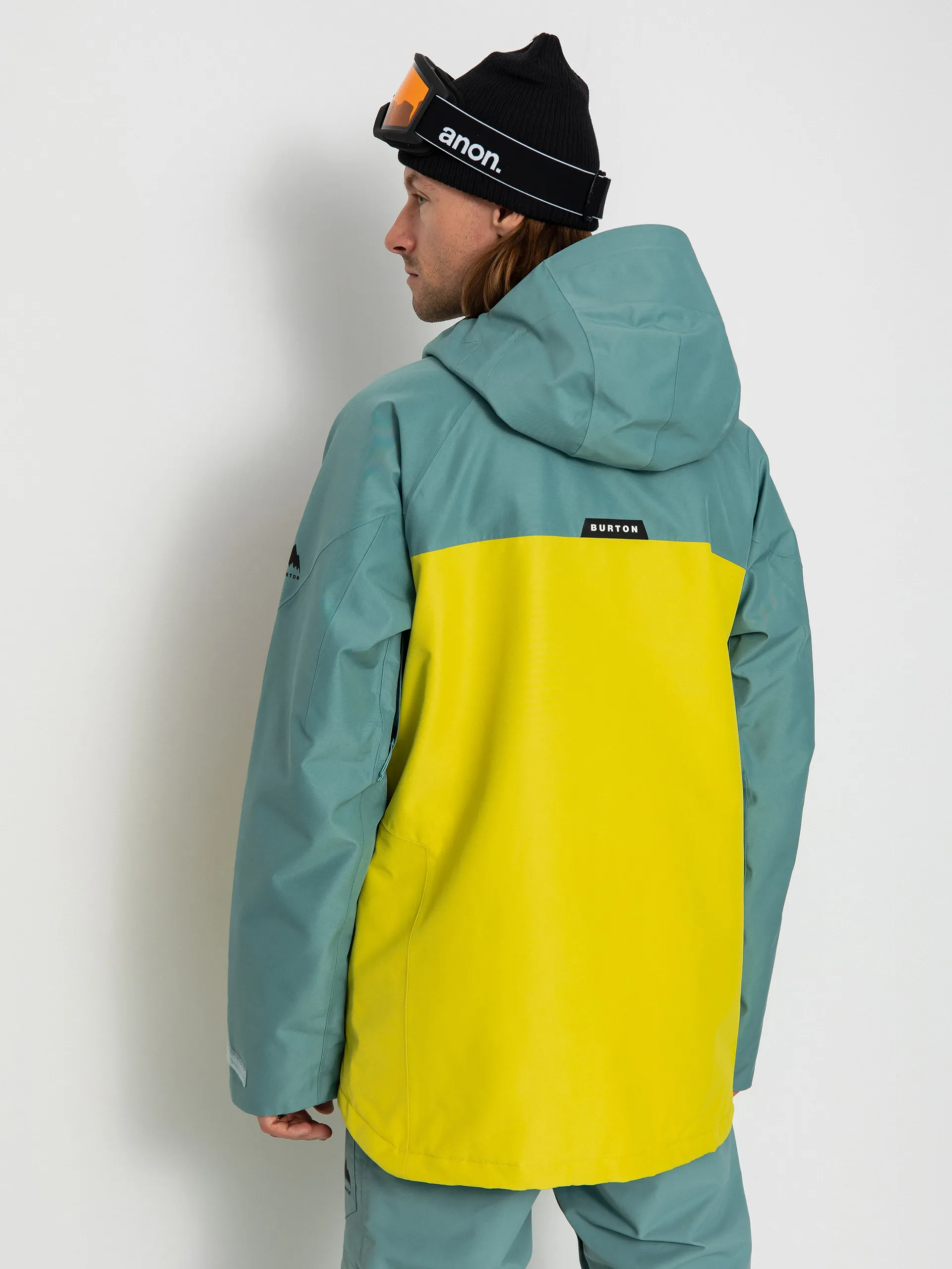 Burton Pillowline Gore‑Tex 2L Snowboard jacket (rock lichen/powder blush/sulfur)