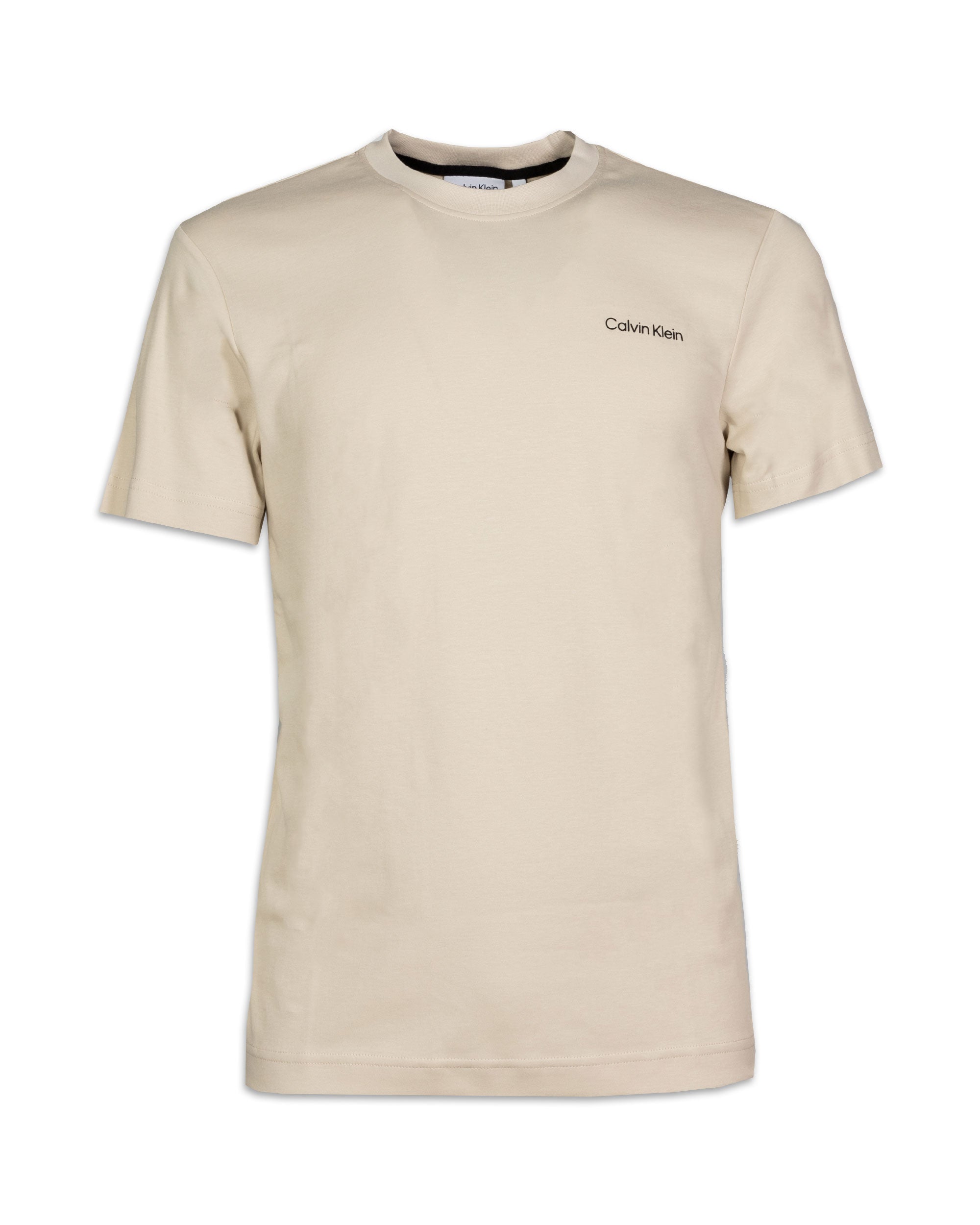 Calvin Klein Cassic Interlock Tee Uomo Beige