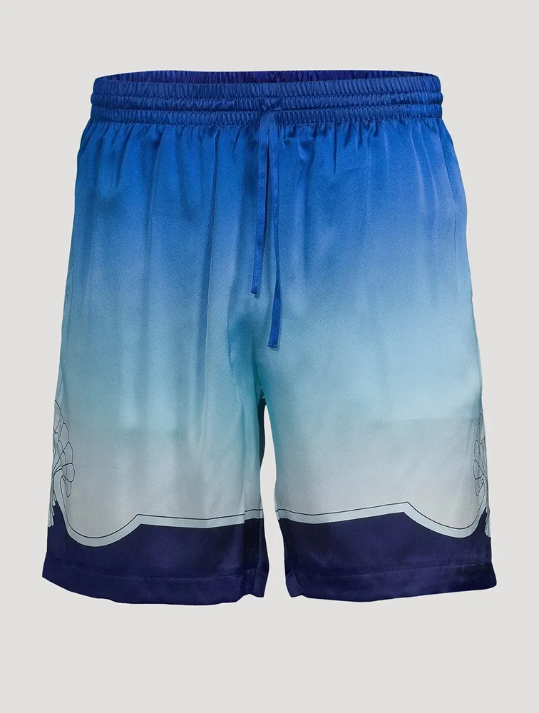 CASABLANCA Archway Place Vendome Silk Shorts