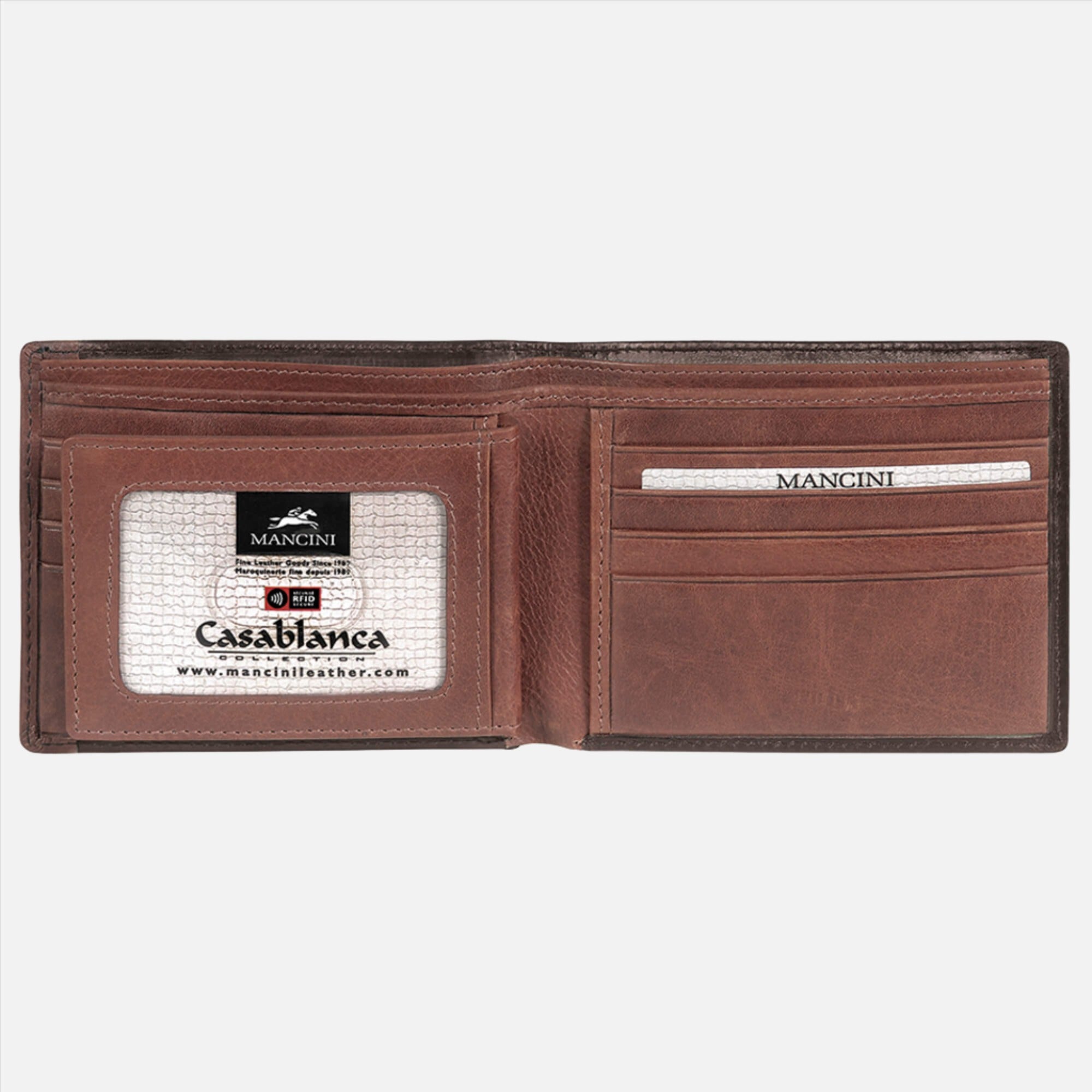 Casablanca Billfold with Removable Passcase