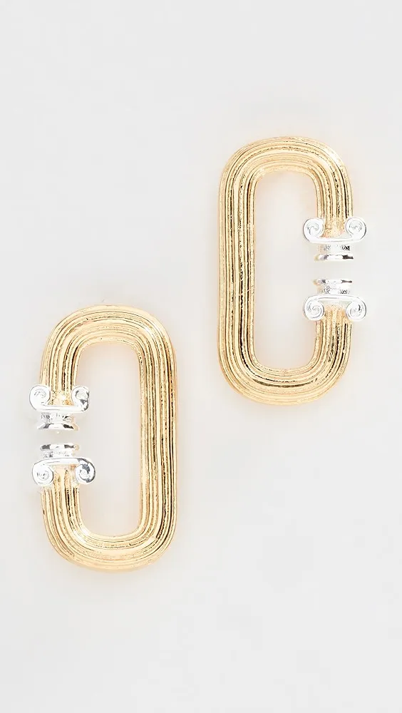 Casablanca   C Link Earrings 