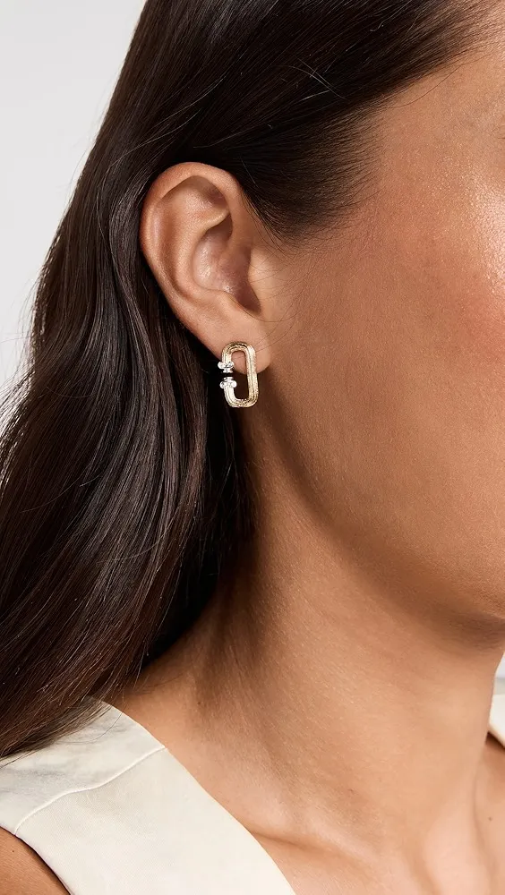 Casablanca   C Link Earrings 