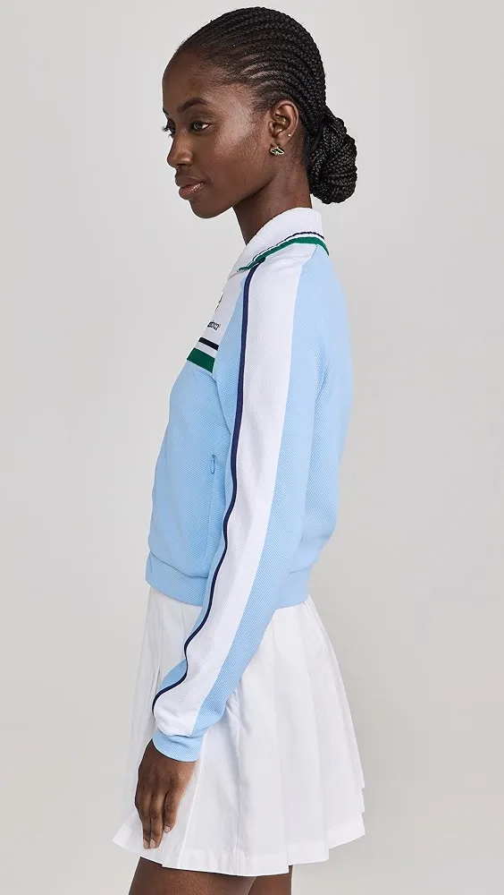 Casablanca   Contrast Front Yoke Track Top 