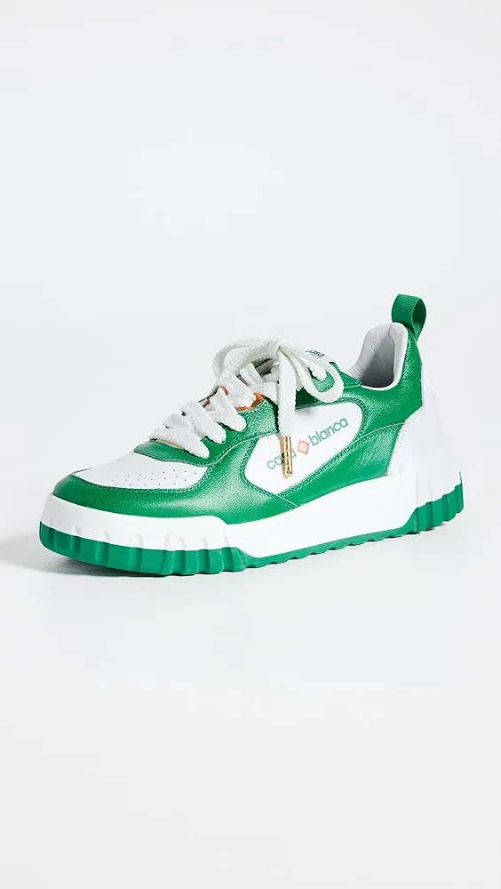 Casablanca   Green Tennis Court Sneakers 