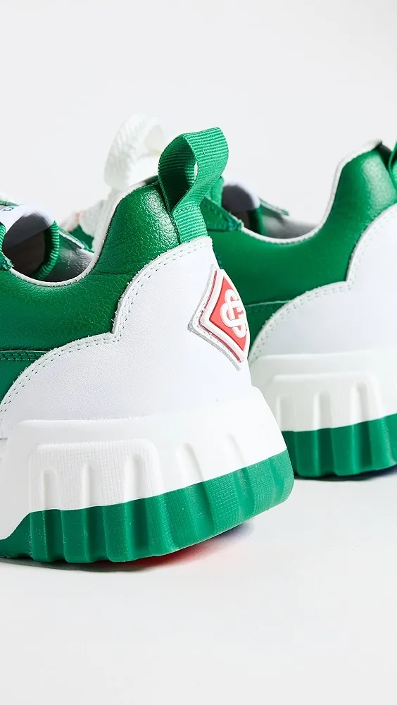 Casablanca   Green Tennis Court Sneakers 