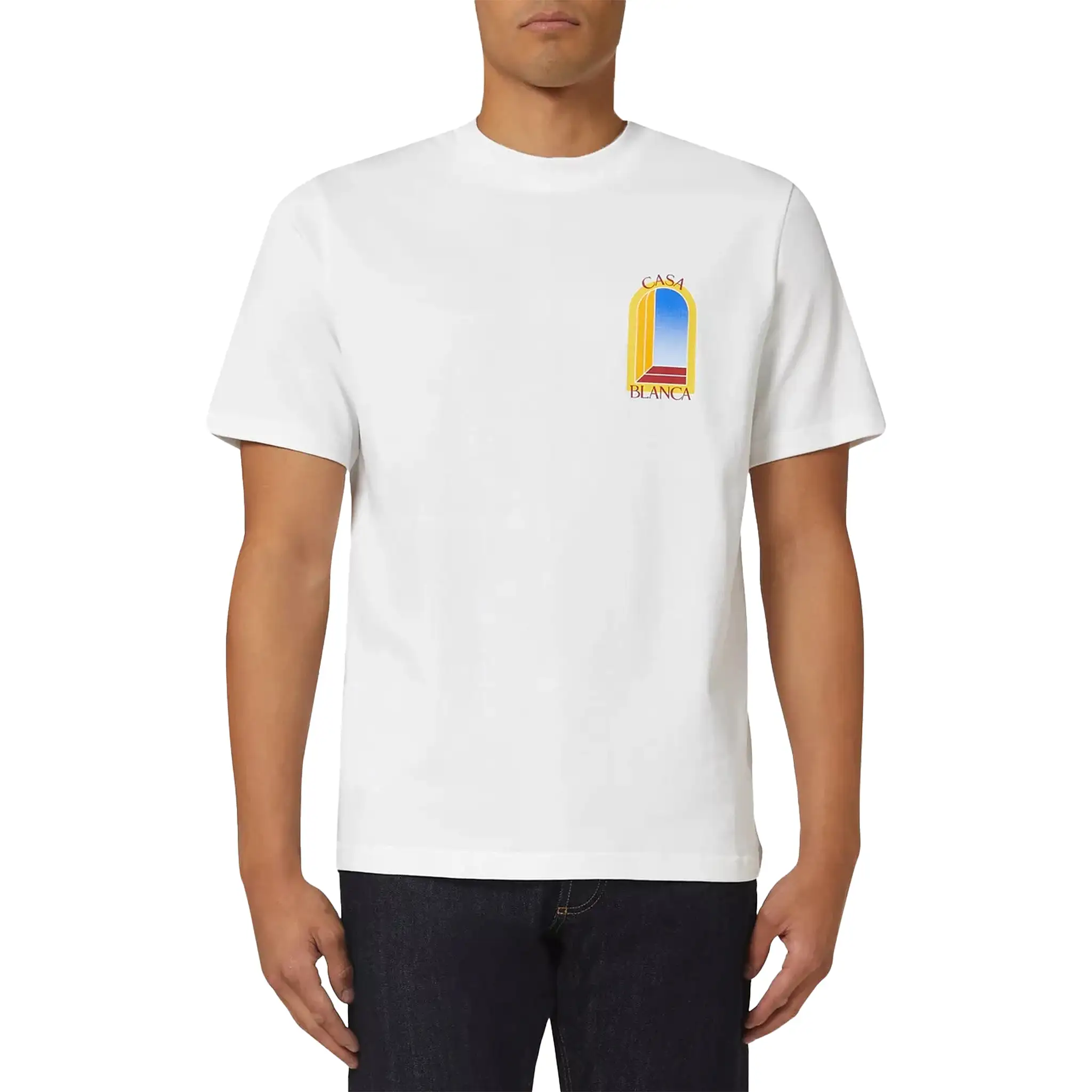 Casablanca L'Arche De Nuit T Shirt White