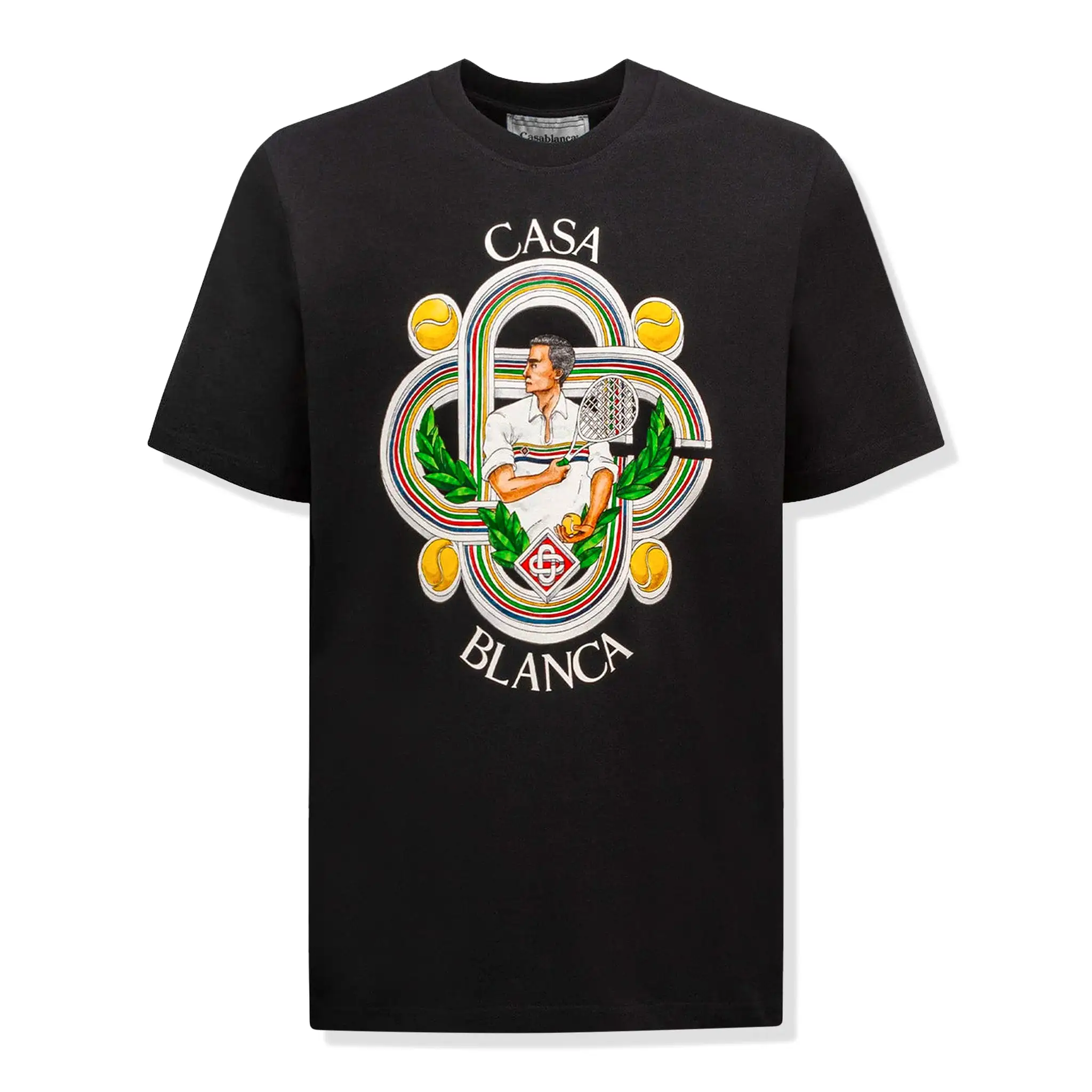 Casablanca Le Joueur T Shirt Black