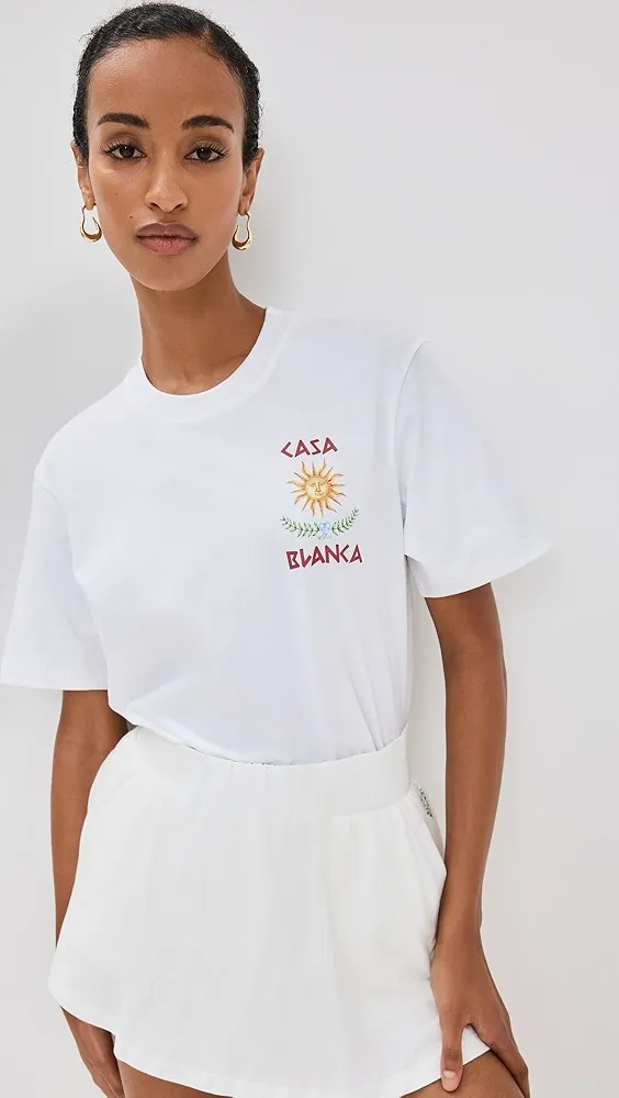 Casablanca   Le Temple Du Savoir Printed Tee 