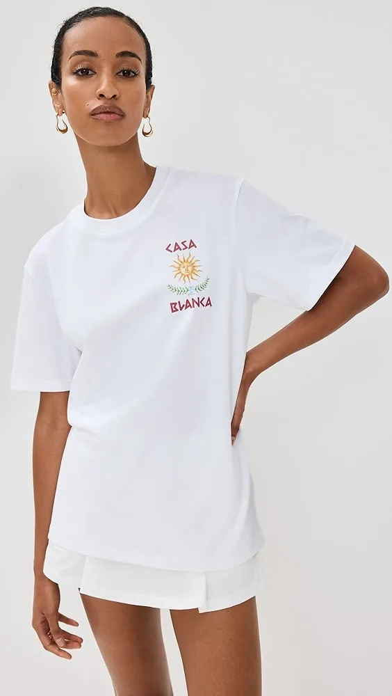 Casablanca   Le Temple Du Savoir Printed Tee 