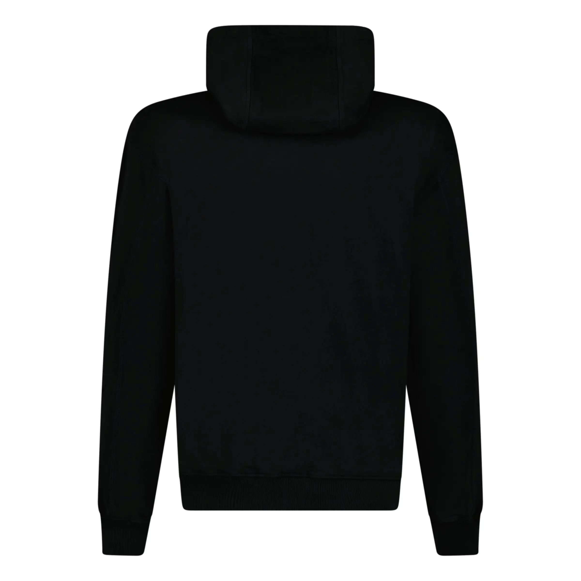 CASABLANCA  LOGO EMBROIDERED HOODED SWEATSHIRT BLACK