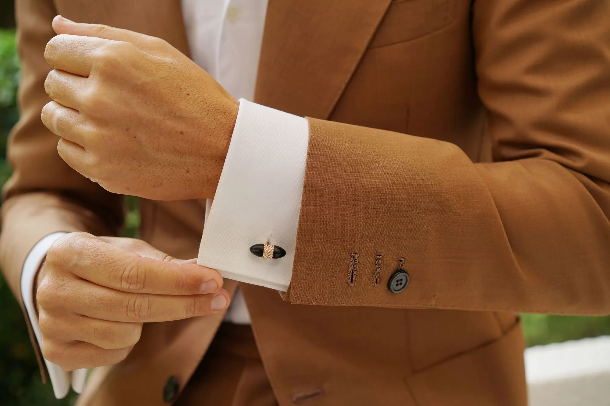 Casablanca Rose Gold Cufflinks