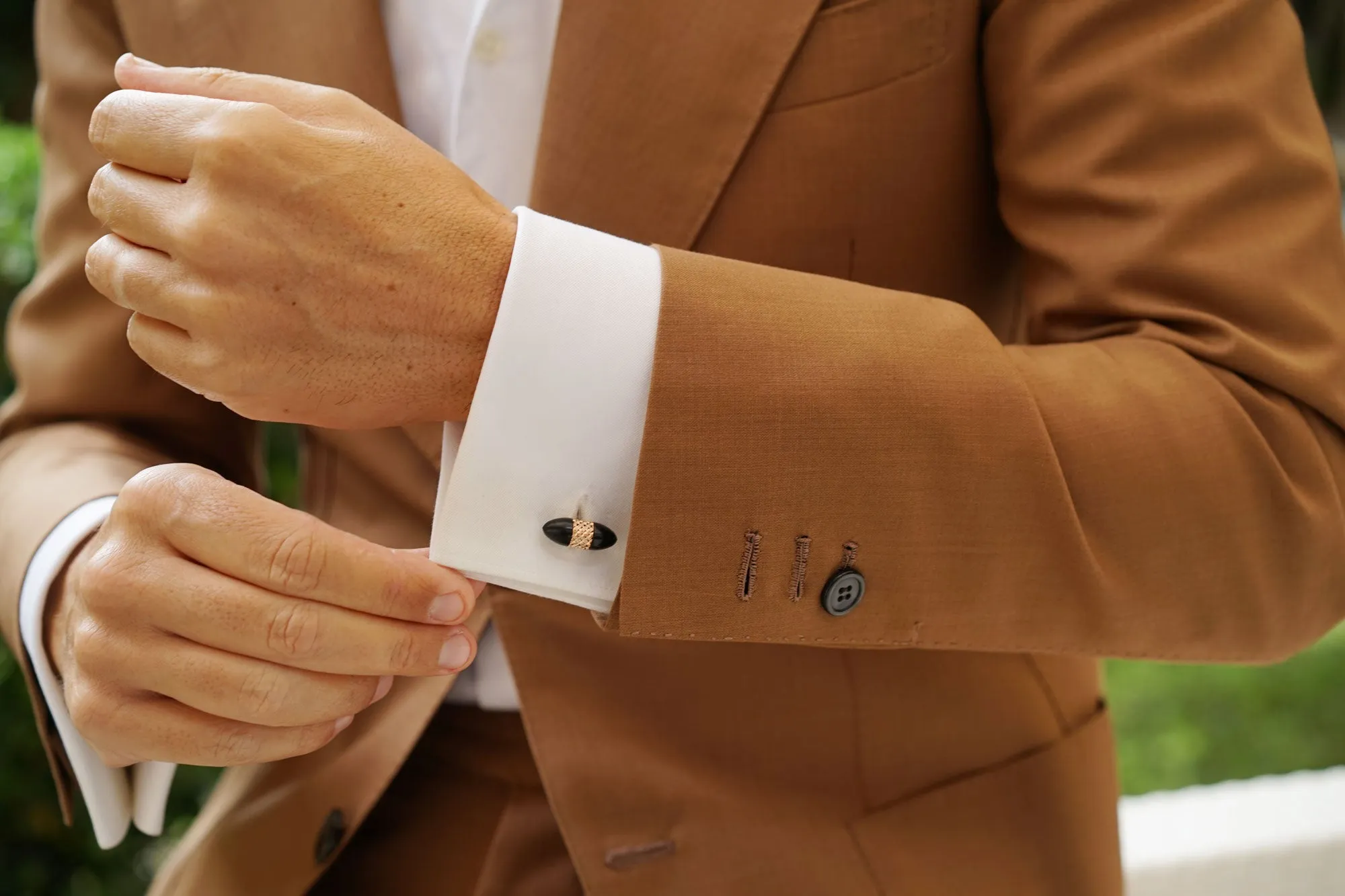 Casablanca Rose Gold Cufflinks