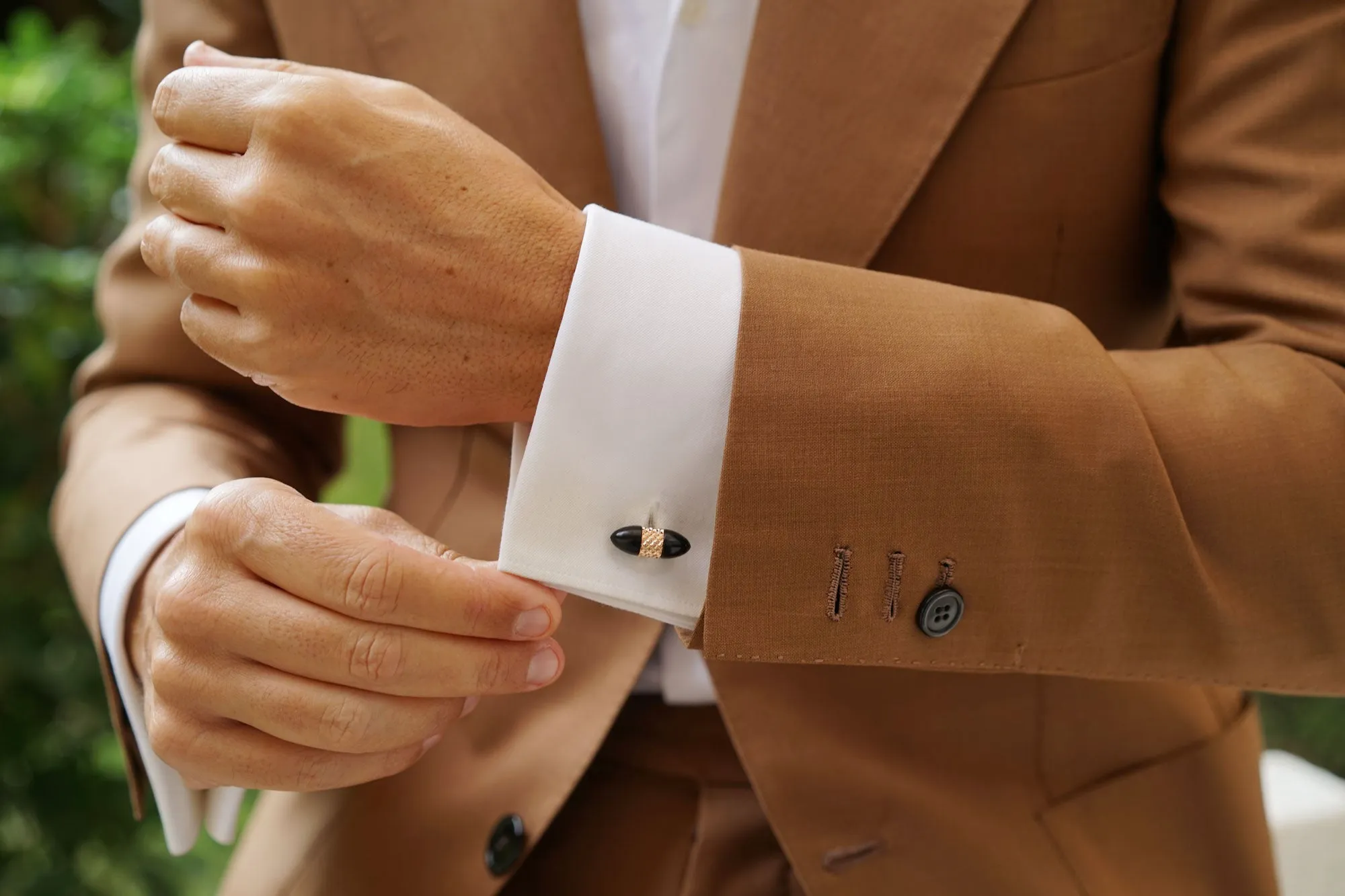 Casablanca Rose Gold Cufflinks