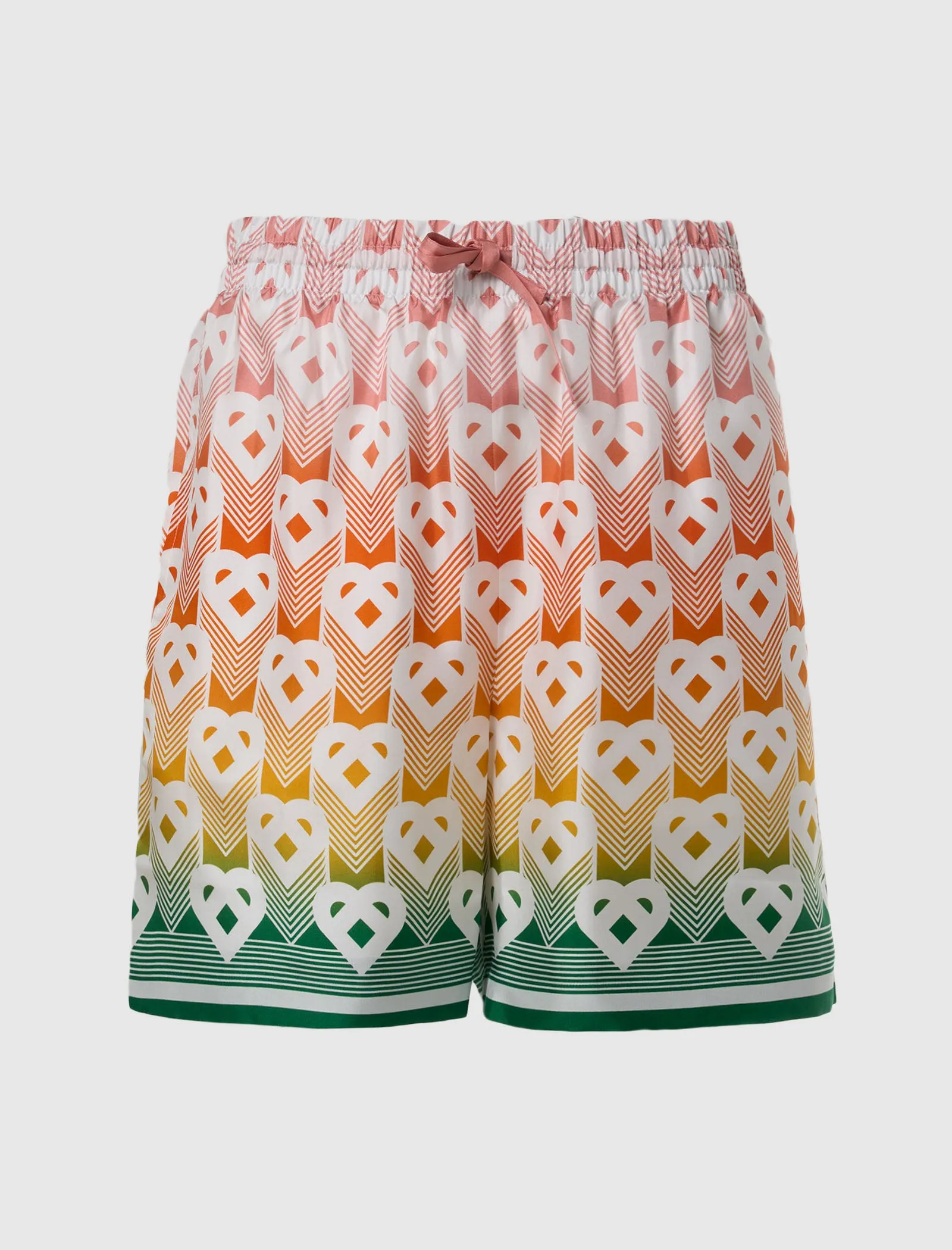 CASABLANCA SILK SHORTS   MULTI