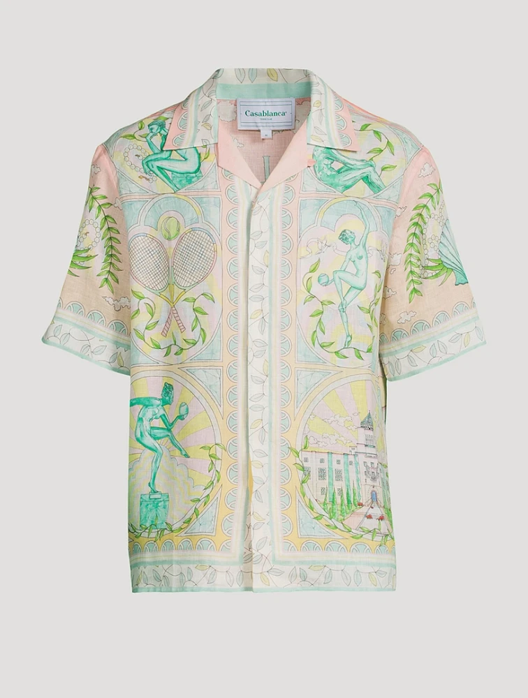 CASABLANCA Vase Linen Shirt