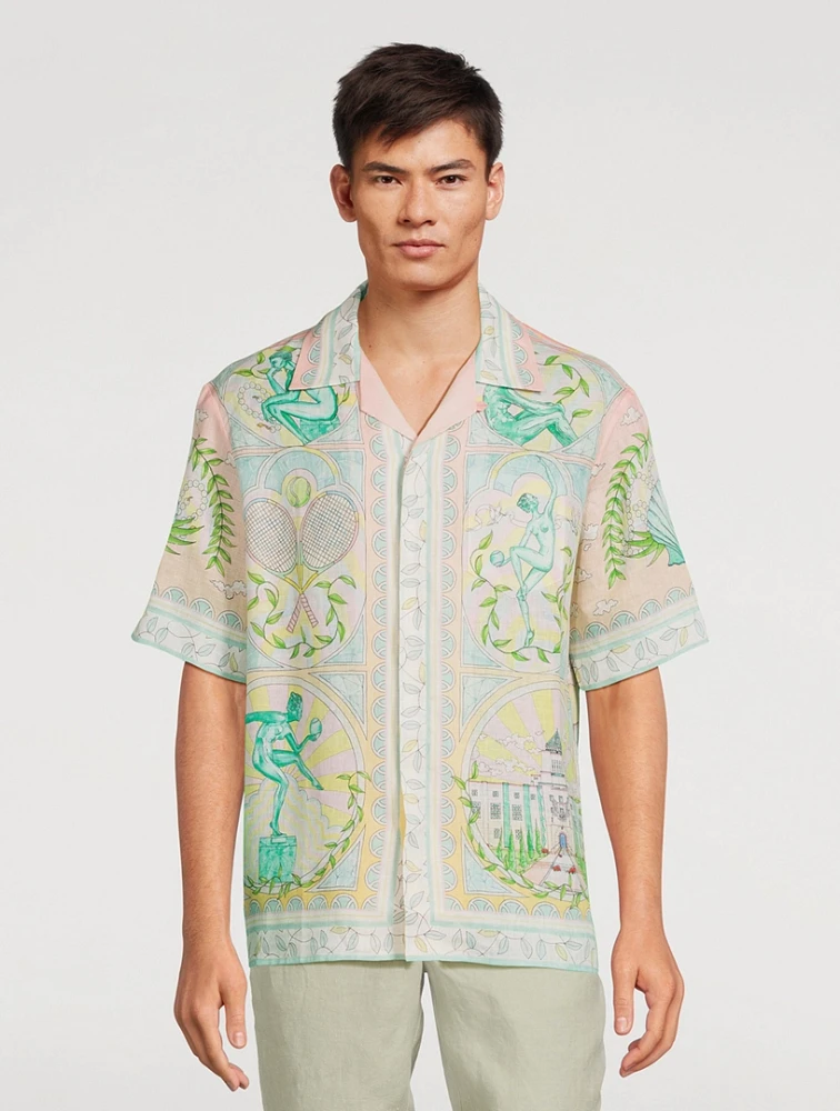 CASABLANCA Vase Linen Shirt