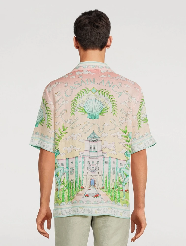 CASABLANCA Vase Linen Shirt