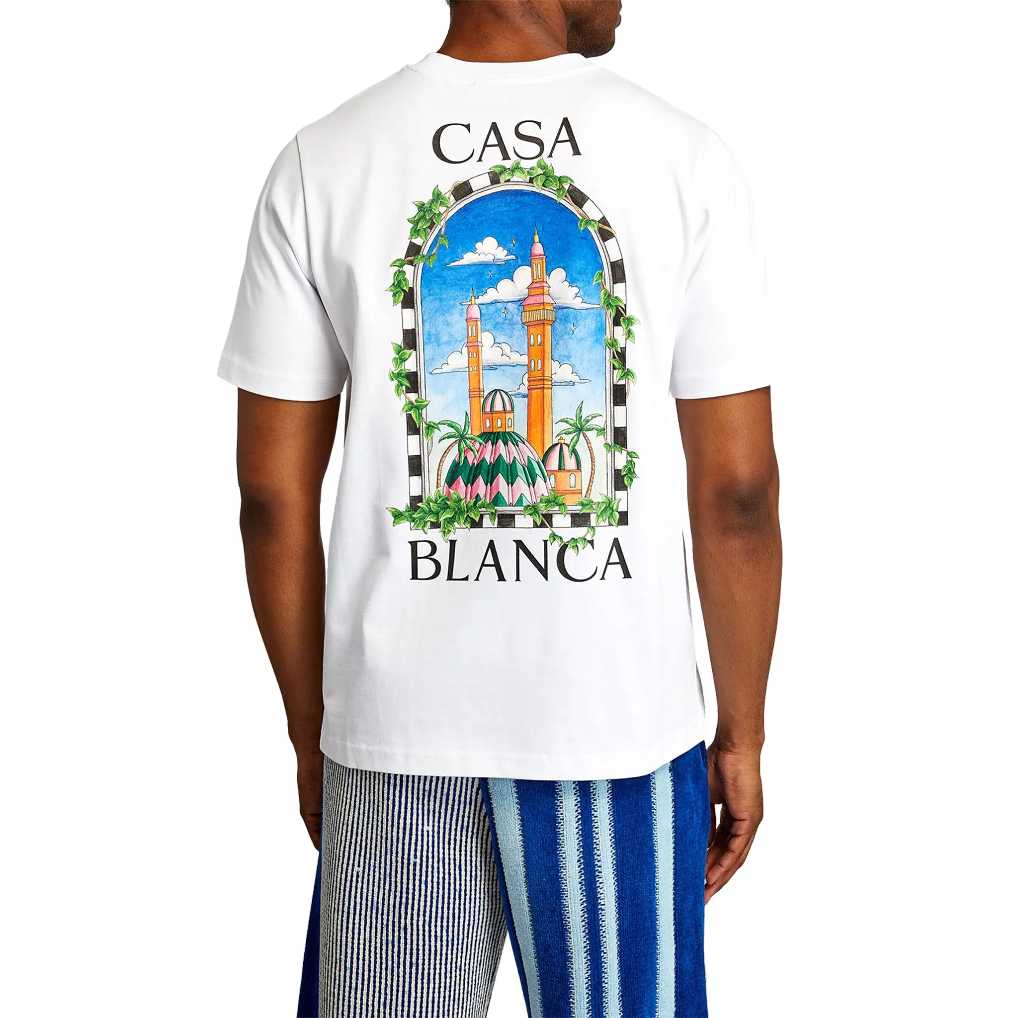 Casablanca Vue De Damas T Shirt White